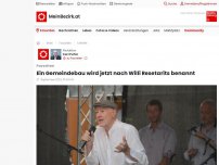 Bild zum Artikel: Ein Gemeindebau wird jetzt nach Willi Resetarits genannt