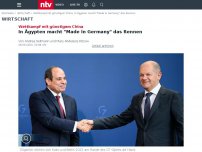 Bild zum Artikel: Wettkampf mit günstigem China: In Ägypten macht 'Made in Germany' das Rennen