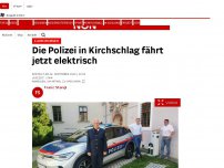 Bild zum Artikel: E-Auto im Einsatz - Die Polizei in Kirchschlag fährt jetzt elektrisch