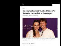 Bild zum Artikel: Die 'Let's Dance'-Tänzerin ist wieder schwanger