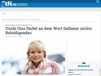 Bild zum Artikel: Schauspielerin spielte bei „Winnetou“ mit: Uschi Glas findet an dem Wort Indianer nichts Beleidigendes