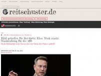 Bild zum Artikel: Blöd gelaufen für Rot-Grün: Elon Musk macht Wahlwerbung für die AfD
