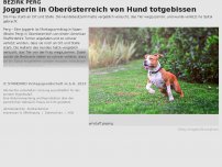 Bild zum Artikel: Joggerin in Oberösterreich von Hund tot gebissen