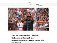 Bild zum Artikel: Der Bessermacher: Sebastian Hoeneß der entscheidende Faktor beim VfB Stuttgart