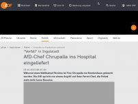 Bild zum Artikel: AfD-Chef Chrupalla ins Hospital eingeliefert