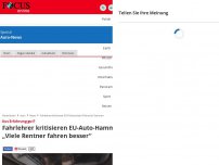 Bild zum Artikel: Aus Erfahrung gut? - „Viele Rentner fahren besser als die Jungen“ - Fahrlehrer kritisieren Führerschein-Reform