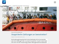 Bild zum Artikel: Flucht über das Mittelmeer: Berlin stoppt Zahlungen an Seenotretter
