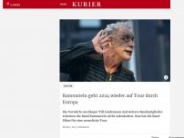 Bild zum Artikel: Rammstein geht 2024 wieder auf Tour durch Europa