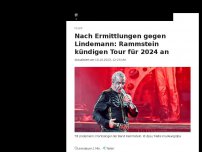 Bild zum Artikel: Nach Ermittlungen gegen Lindemann: Rammstein kündigt Tour für 2024 an
