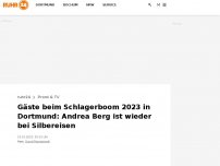 Bild zum Artikel: Gäste beim Schlagerboom 2023 in Dortmund: Andrea Berg ist wieder bei Silbereisen 