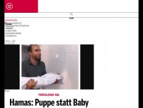 Bild zum Artikel: Hamas: Puppe statt Baby als Opfer