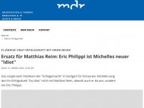 Bild zum Artikel: Ersatz für Matthias Reim: Eric Philippi ist Michelles neuer 'Idiot'