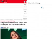 Bild zum Artikel: Kommentar von Hugo Müller-Vogg - Langs Mindestlohn-Pläne zeigen, wie wenig Ahnung sie von der Arbeitswelt hat