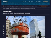 Bild zum Artikel: „Letzte Generation“ besprüht Weltzeituhr auf Alexanderplatz mit oranger Farbe