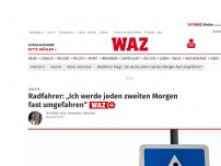 Bild zum Artikel: Verkehr: Radfahrer: „Ich werde jeden zweiten Morgen fast umgefahren“