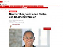 Bild zum Artikel: Karrieresprung - Neunkirchnerin ist neue Chefin von Google Österreich