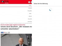 Bild zum Artikel: Härteres Vorgehen gegen abgelehnte Asylbewerber - Scholz wird deutlich: „Wir müssen mehr und schneller abschieben“