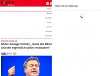 Bild zum Artikel: CSU-Chef rechnet mit Ampel ab - Söder wettert: Scholz „muss die Minister der Grünen sofort entlassen“