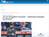 Bild zum Artikel: Netzreaktionen zum VfB Stuttgart: „Es ist komplett verrückt – Sebastian Hoeneß, du Magier!“