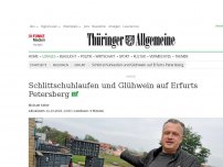 Bild zum Artikel: Schlittschuhlaufen und Glühwein auf Erfurts Petersberg