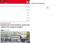 Bild zum Artikel: Bei Parlamentswahlen - Rechtsruck in der Schweiz, Grüne stürzen ab: „Mache mir massive Sorgen“