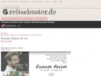 Bild zum Artikel: Gunnar Kaiser ist tot