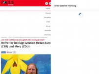 Bild zum Artikel: „Für mich ist München eine gefährliche Stadt geworden“ - Hofreiter beklagt Grünen-Hetze durch Söder (CSU) und Merz (CDU)