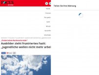 Bild zum Artikel: Chillen oder Influencer werden - Ausbilder zieht Fazit nach Messe: „Jugendliche wollen nicht mehr arbeiten“