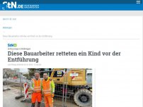 Bild zum Artikel: Zivilcourage in Böblingen: Diese Bauarbeiter retteten ein Kind vor der Entführung