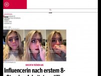 Bild zum Artikel: Influencerin nach erstem 8-Stunden-Arbeitstag völlig verzweifelt