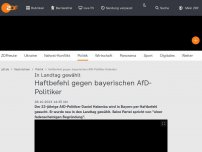 Bild zum Artikel: Haftbefehl gegen bayerischen AfD-Politiker
