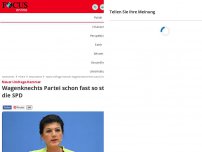 Bild zum Artikel: Neuer Umfrage-Hammer - Wagenknechts Partei schon fast so stark wie die SPD