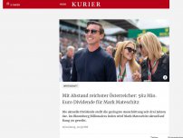 Bild zum Artikel: 582 Millionen Euro an Dividende für Mark Mateschitz