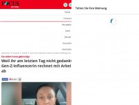 Bild zum Artikel: Sie selbst hatte gekündigt - Weil ihr am letzten Tag nicht gedankt wird - 21-Jährige rechnet mit Arbeitgeber ab