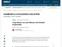 Bild zum Artikel: Junge Mutter von zwei Männern auf Schulhof vergewaltigt