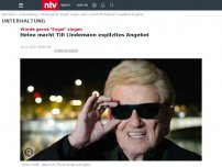 Bild zum Artikel: Würde gerne 'Engel' singen: Heino macht Till Lindemann explizites Angebot