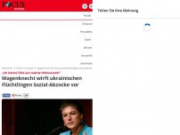 Bild zum Artikel: „Ich kenne Fälle aus meiner Heimstadt“ - Wagenknecht wirft ukrainischen Flüchtlingen Sozial-Abzocke vor