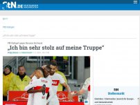 Bild zum Artikel: VfB Stuttgart gegen Borussia Dortmund: „Ich bin sehr stolz auf meine Truppe“