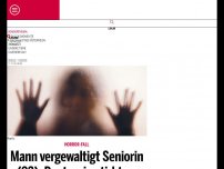 Bild zum Artikel: Mann vergewaltigt Seniorin (93): Rentnerin stirbt an den Folgen