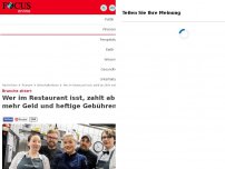 Bild zum Artikel: Branche zittert - Wer im Restaurant isst, zahlt ab 2024 mehr Geld und heftige Gebühren