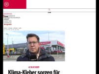 Bild zum Artikel: Klima-Kleber sorgen für Verkehrs-Kollaps in Wien