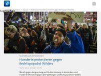 Bild zum Artikel: Niederlande: Hunderte protestieren gegen Rechtspopulist Wilders