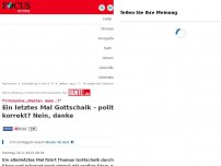 Bild zum Artikel: TV-Kolumne „Wetten, dass ..?“ - Ein letztes Mal Gottschalk - politisch korrekt? Nein, danke