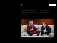 Bild zum Artikel: Matthias wer? Gottschalk startet mit peinlichem Patzer