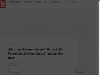 Bild zum Artikel: „Matthias Schweinsteiger“: Gottschalk-Panne bei „Wetten, dass..?“ erobert das Netz