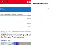 Bild zum Artikel: Diesel-Schock - Grüne wollen jetzt Millionen Autofahrer die Ampel-Krise bezahlen lassen