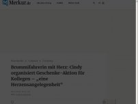 Bild zum Artikel: Brummifahrerin mit Herz: Cindy Schneppe organisiert Geschenke-Aktion für ihre Kollegen