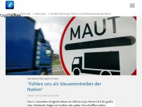 Bild zum Artikel: Lkw-Maut-Erhöhung: 'Fühlen uns als Steuereintreiber der Nation'