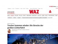 Bild zum Artikel: Details stehen fest: Trecker kommen wieder: Die Strecke der großen Lichterfahrt