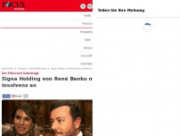 Bild zum Artikel: Am Mittwoch beantragt - Signa Holding von Rene Benko meldet Insolvenz an